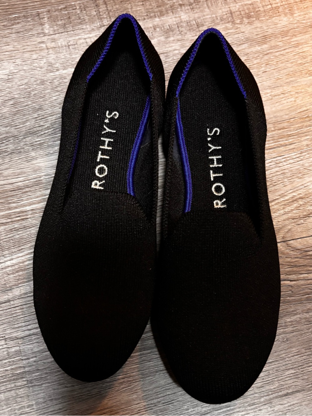 Rothy's Black Slip-On Flats